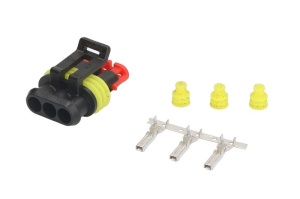 Stecher, numar pini: 3, Kit reparare, potrivit AUDI; BMW; DAF; IVECO; MAN; MB; MERCEDES; RVI; SEAT; SKODA; VOLVO; VW - Img 2