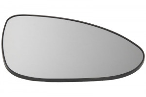 Sticla oglinda exterioara Dreapta potrivit CHEVROLET AVEO dupa 2011 - (convexa, incalzita, crom)
