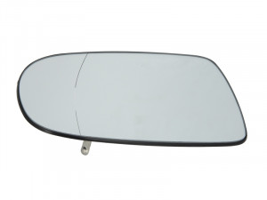 Sticla oglinda exterioara Stanga (plat, crom) potrivit OPEL CORSA C, CORSA C/HATCHBACK, TIGRA 09.00-12.12 - Img 1