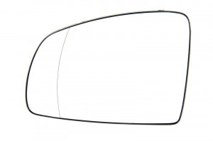 Sticla oglinda exterioara Stanga potrivit OPEL MERIVA A 2003-2010 - (asferica, incalzita)