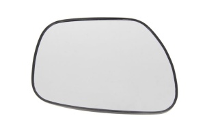 Sticla oglinda laterala Dreapta potrivit MAZDA 5 CR19, CX-7 ER, CX-9 TB 2004-2014 - (convexa, cu incalzire; crom)
