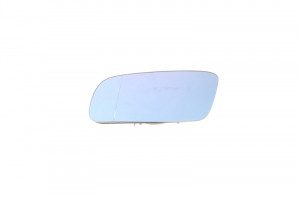 Sticla oglinda potrivit AUDI A3 2000-2003 - exterioara stanga asferica, albastru