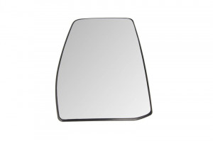 Sticla oglinda stanga potrivit FORD TRANSIT / TOURNEO CUSTOM dupa 2012 - incalzita, crom
