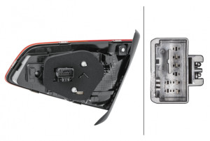 Stop lampa spate Stanga (partea interioara, LED) potrivit VW PASSAT ALLTRACK B8, PASSAT B8 08.14- - Img 4