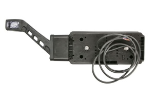 Stop spate dreapta (LED, 12/24V, cu intermitent, cu lumina de ceata, lumina de marșarier, cu lumina stop, lumini parcare, reflector, cu lampă cu braț prelungit, lungimea cablu : 2m) - Img 2