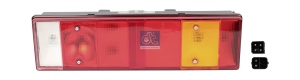 Stop spate stanga (24V, cu iluminare placuta, reflector conector: 6PIN) potrivit VOLVO FH12, FH16, FL10, FL12 09.85- - Img 4