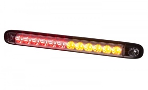 Stop spate stanga/dreapta (LED, 12/24V, cu intermitent, cu stop, lumina de parcare, lungime cablu: 1m) - Img 1