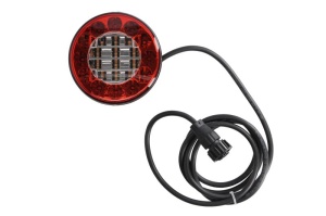 Stop spate stanga/dreapta (LED, 12/24V, cu intermitent, cu stop, lumina de parcare, fara proiector, lungime cablu: 2m, conector: AMP DIN 7PIN Bayonet) - Img 1
