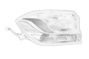 Stop spate stanga (exterior) potrivit HYUNDAI i30 PD Hatchback 2017-2018
