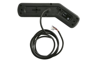 Stop spate stanga (LED, 12/24V, cu intermitent, cu far ceață, lumina de marșarier, cu stop, lumină de parcare, fara proiector, semnalizator dinamic, lungime cablu: 0,2m, 269x109/62x47,7mm) - Img 2