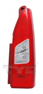 Stop tripla lampa spate dreapta potrivit CITROEN BERLINGO PEUGEOT PARTNER 2008-2015 - (Semnalizator alb, culoare sticla: rosu)