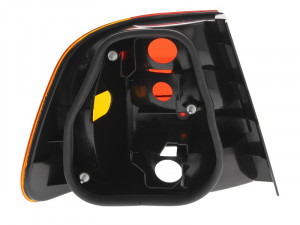 Stop tripla lampa spate dreapta potrivit VW POLO LIMUZINA 1995-2001 - (Semnalizator portocaliu, culoare sticla: rosu) - Img 2