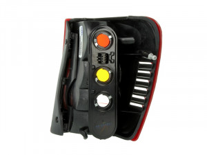 Stop tripla lampa spate stanga potrivit JEEP GRAND CHEROKEE OFF-ROAD 1998-2005 - (Semnalizator portocaliu, culoare sticla: rosu) - Img 2