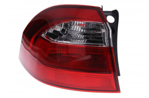 Stop tripla lampa spate stanga potrivit KIA RIO HATCHBACK 2011-2016 - ( exterior , Semnalizator alb, culoare sticla alb-rosu)