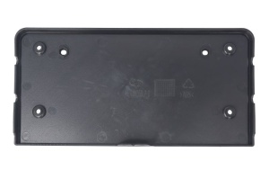 Suport numar inmatriculare fata potrivit AUDI A6 C7 2010-2015 - (negru lucios) - Img 2