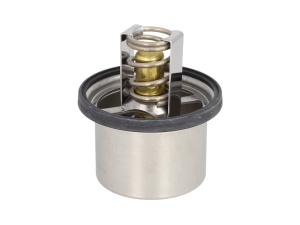 Termostat lichid racire (86°C, cu garnitura) potrivit IVECO EUROTECH MH, EUROTRAKKER, STRALIS I, STRALIS II, TRAKKER I, TRAKKER II; RVI KERAX, MIDLUM, PREMIUM; VOLVO FH12, FH16, FL D10A320-TD63E - Img 2