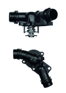 Termostat lichid racire (97°C, in carcasa) potrivit BMW 3 (E36), 3 (E46), 5 (E39), 5 (E60), 5 (E61), 7 (E38), 7 (E65, E66, E67), X3 (E83), X5 (E53), Z3 (E36), Z4 (E85) 2.0-3.0 12.91-12.10 - Img 2