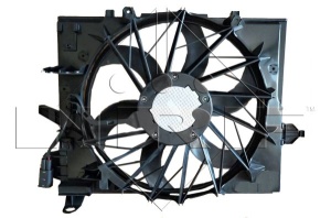 Ventilator radiator (cu carcasa) potrivit BMW 5 (E60), 5 (E61), 6 (E63), 6 (E64) 2.5/3.0 09.04-12.10 - Img 3