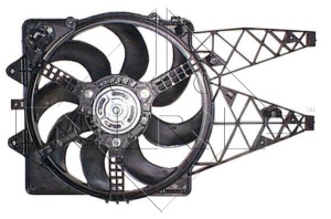 Ventilator radiator (cu carcasa) potrivit FIAT BRAVO II; LANCIA DELTA III 1.4-2.0D 11.06-12.14 - Img 3