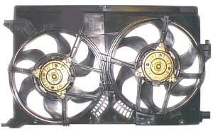 Ventilator radiator (cu carcasa) potrivit FIAT CROMA 1.9D 06.05-12.11 - Img 3