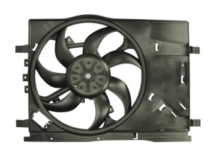 Ventilator radiator (cu carcasa) potrivit FIAT GRANDE PUNTO, PUNTO, PUNTO EVO, PUNTO EVO/HATCHBACK, PUNTO/HATCHBACK; OPEL CORSA D, CORSA D/HATCHBACK 0.9-1.4LPG 06.05- - Img 1