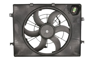 Ventilator radiator (cu carcasa) potrivit HYUNDAI GRANDEUR, SONATA VI; KIA OPTIMA 2.0/2.4 06.10-10.16 - Img 1