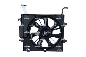 Ventilator radiator (cu carcasa) potrivit KIA PICANTO II 1.0/1.0LPG/1.2 05.11-03.17 - Img 1