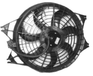 Ventilator radiator (cu carcasa) potrivit KIA SORENTO I 2.5D 08.02-12.11 - Img 3