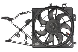Ventilator radiator (cu carcasa) potrivit OPEL VECTRA B 1.6-2.6 09.95-07.03 - Img 2