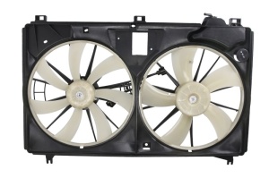 Ventilator radiator (cu carcasa) potrivit TOYOTA CAMRY 2.4/3.5 01.06-12.14 - Img 1