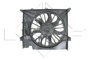 Ventilator radiator (cu carcasa) potrivit VOLVO XC90 I 2.4D-4.4 10.02-12.14 - Img 3