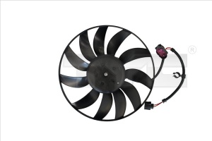 Ventilator radiator potrivit AUDI A3; SEAT ALTEA, ALTEA XL, LEON, TOLEDO III; SKODA OCTAVIA I, OCTAVIA II; VW CADDY III, CADDY III/MINIVAN, GOLF PLUS 5, GOLF 5, GOLF 6 1.4-2.0D 08.00-