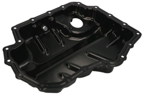 Baie ulei (partea inferioara, cu locas pentru senzor, otel) potrivit AUDI A1, A3, Q2, Q3; SEAT ALHAMBRA, ATECA, IBIZA IV, IBIZA IV SC, dupa 2007 - (partea inferioara, cu locas pentru senzor; otel)