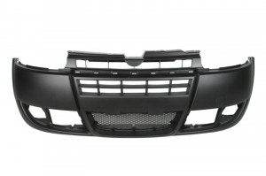 Bara fata Cu grilaj central, negru, TUV potrivit FIAT DOBLO, DOBLO/MINIVAN 2005-2010