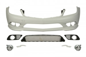 Bara Fata, cu halogeni, AMG STYLING, cu grilaje, grunduit potrivit MERCEDES C C204, C T-MODEL S204, C W204 2011-2013