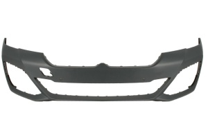 Bara fata, pachet M, cu capac carlig remorcare, cu locas lampa ceata, cu locas senzor parcare, cu locas camera, grunduit potrivit BMW 5 G30, G31, G38, F90 2020-2024