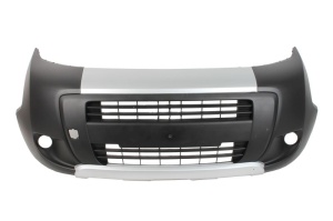 Bara protectie fata potrivita Fiat FIORINO / QUBO 2007-2016 - ADVENTURE, cu gauri pentru lampa de ceata, cu gauri pentru proiector de ceata
