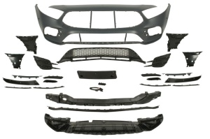 Bara protectie fata potrivita Mercedes-Benz A-KLASA W177 dupa 2018 - plastic, grunduita
