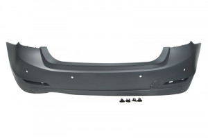 Bara spate BASIS, cu locas senzori parcare, numar locas: 4, grunduit potrivit BMW 3 F30, F80, 3 F31 Sedan 2011-2015