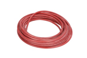 Cablu reparatie (culoare: Rosu, Cupru / silicon, sectiune transversala: 4mm, lungime: 5m) - Img 1