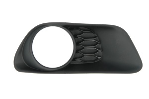 Capac bara fata Dreapta cu locas lampa ceata, plastic, negru potrivit CHRYSLER TOWN & COUNTRY, VOYAGER V dupa 2011 dupa 2011