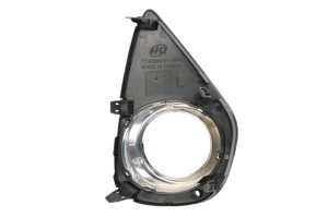 Capac bara fata Stanga cu locas lampa ceata, plastic, crom/negru potrivit TOYOTA YARIS, YARIS/HATCHBACK 12.10- 07.14-04.17 - Img 2