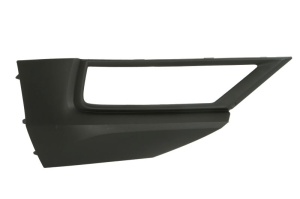 Colt bara protectie Fata Dreapta partea inferioara, cu locas lampa ceata, negru potrivit VW TIGUAN