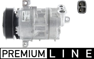 Compresor climatizare potrivit FIAT BRAVO II; LANCIA DELTA III 1.6D/1.9D/2.0D 09.07-12.14 - Img 1