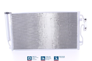 Condensator climatizare (cu uscator, element aditional) potrivit BMW 1 (F20), 1 (F21), 2 (F22, F87), 3 (F30, F80), 3 (F31), 3 GRAN TURISMO (F34), 4 (F32, F82), 4 (F33, F83) 3.0/3.0H 11.11-06.21 - Img 1