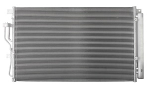 Condensator climatizare (cu uscator) potrivit HYUNDAI IX55 3.0D/3.8 01.08-11.12 - Img 1