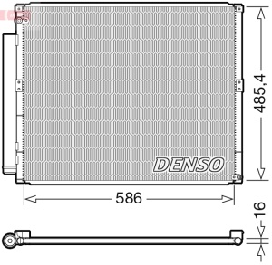 Condensator climatizare (cu uscator) potrivit TOYOTA FJ CRUISER, LAND CRUISER PRADO 3.0D/4.0 09.02-12.11 - Img 3