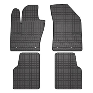 Covoras podea cauciuc FROGUM Rubber, 4 buc BASIC, fata/spate, set, culoare negru, potrivit ALFA ROMEO TONALE; JEEP COMPASS 12.16-, SUV - Img 1