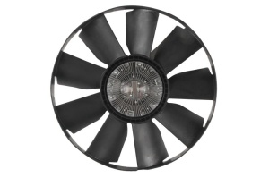 Cupla ventilator radiator (cu ventilator, 704mm, numar lame: 9) potrivit IVECO EUROSTAR, EUROTECH MH, EUROTECH MP, EUROTECH MT, EUROTRAKKER, STRALIS I, TRAKKER I 8210.42K(TCA)-F3BE3681D 01.92- - Img 1
