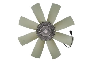 Cupla ventilator radiator (cu ventilator, 750mm, numar lame: 8, numar pini: 5) potrivit VOLVO FH, FH II, FH III, FH12 D12A340-D13K540S 08.93- - Img 1